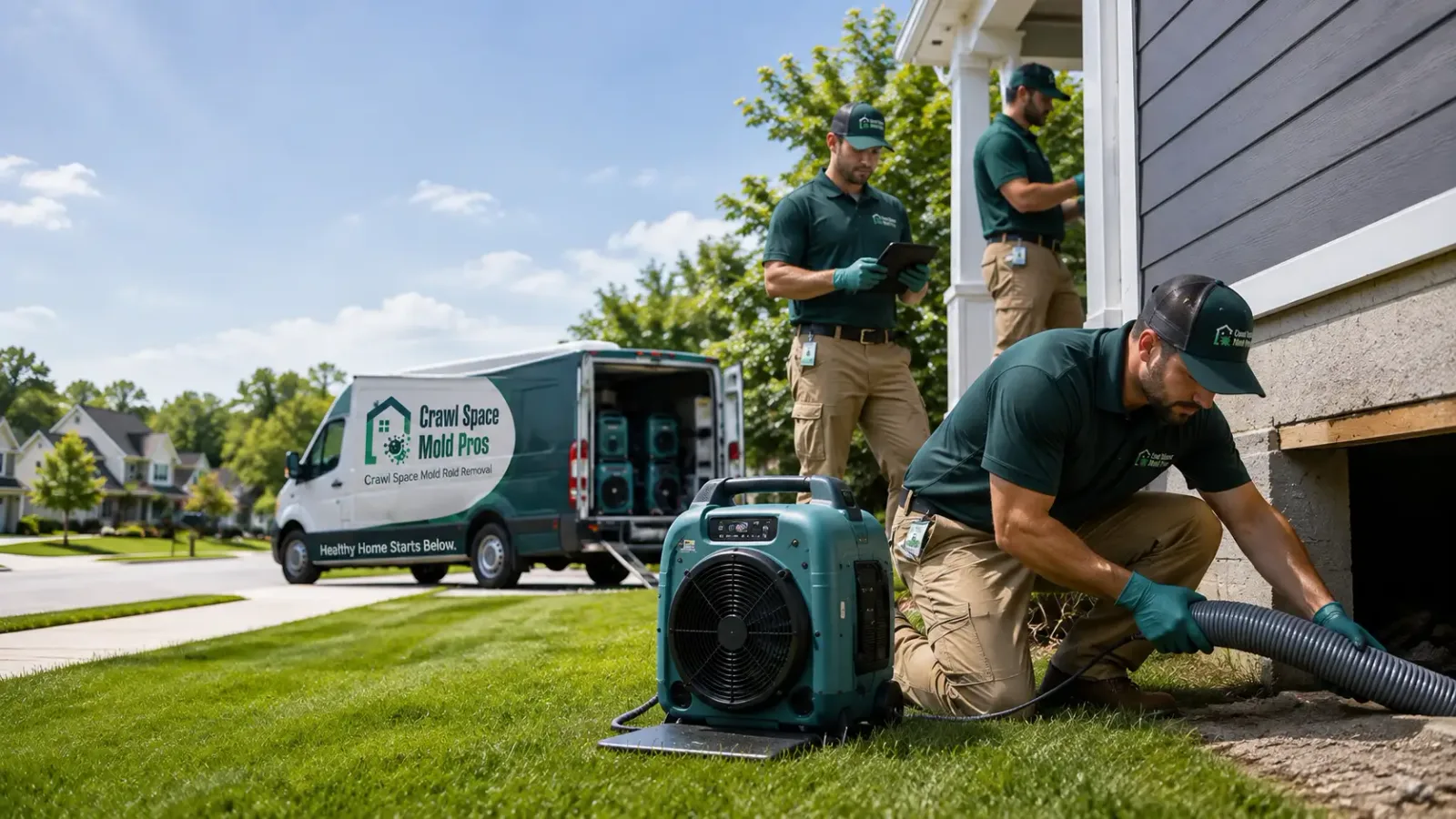 Crawl Space Mold Removal in Orleans, MA